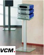 VCM Design Hifi-Rack "Micro" aus Alu und Glas